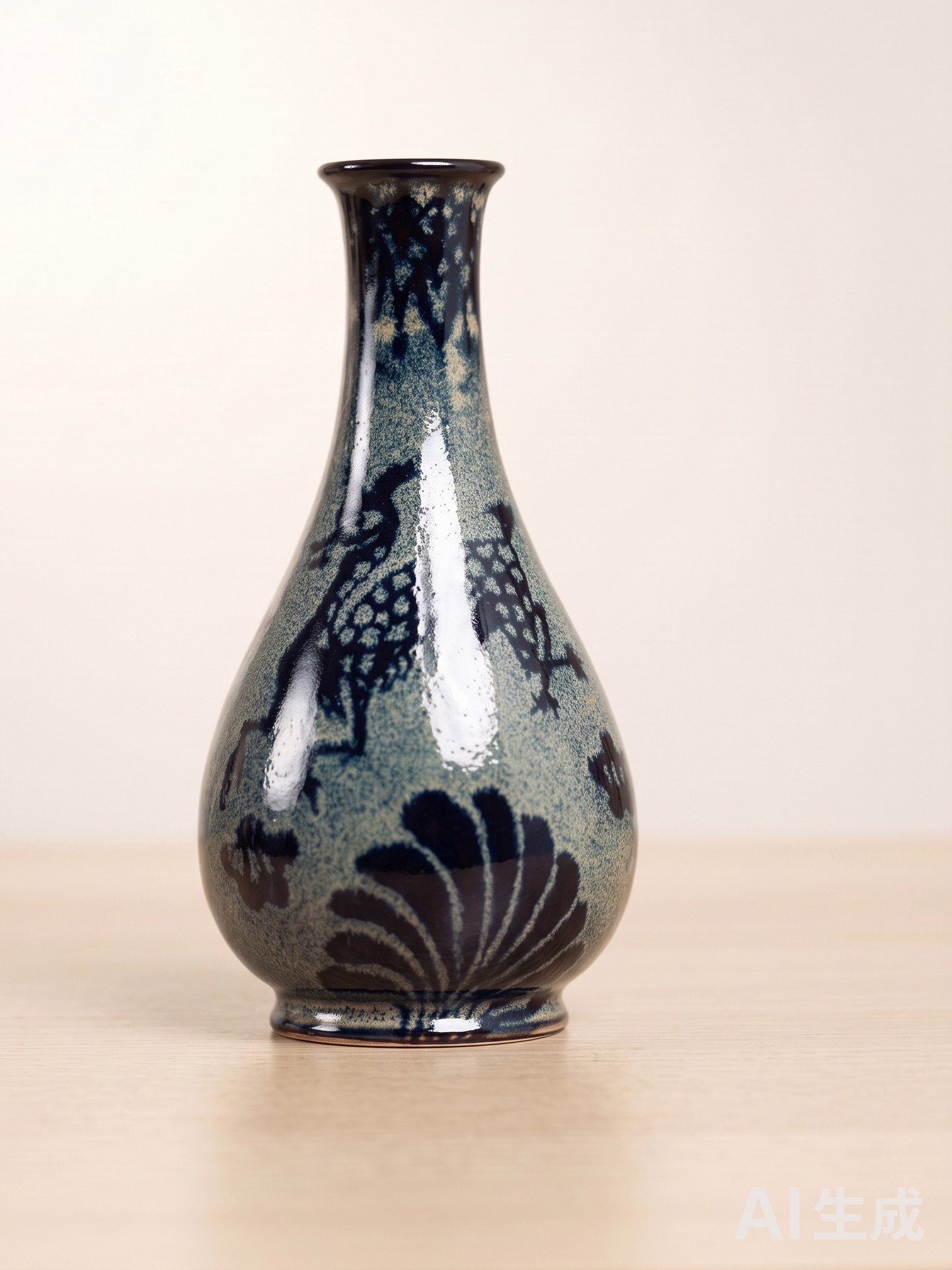 青原奔鹿天目 · 吉州窑梅瓶花器